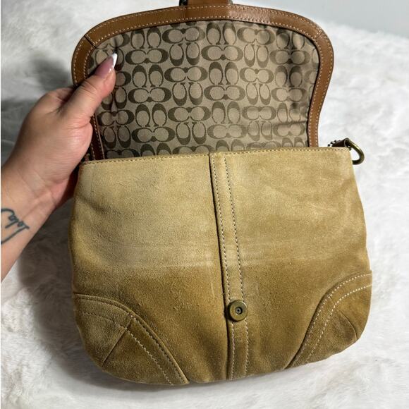 y2k COACH Vintage Soho Flap 4743 Shoulder Bag Crossbody - Picture 9 of 11